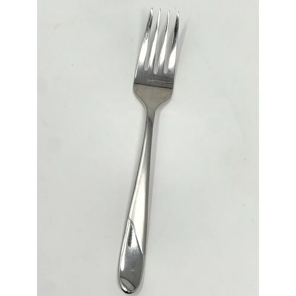 GORHAM Silver ASPEN FROSTED STAINLESS Salad FORK 7” 18/8